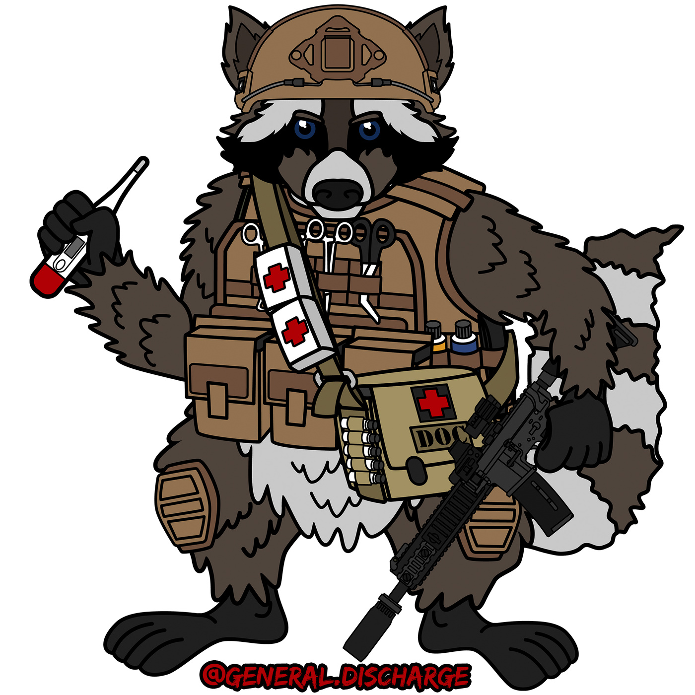 Corpsman Critter Sticker (Bundle of 5)