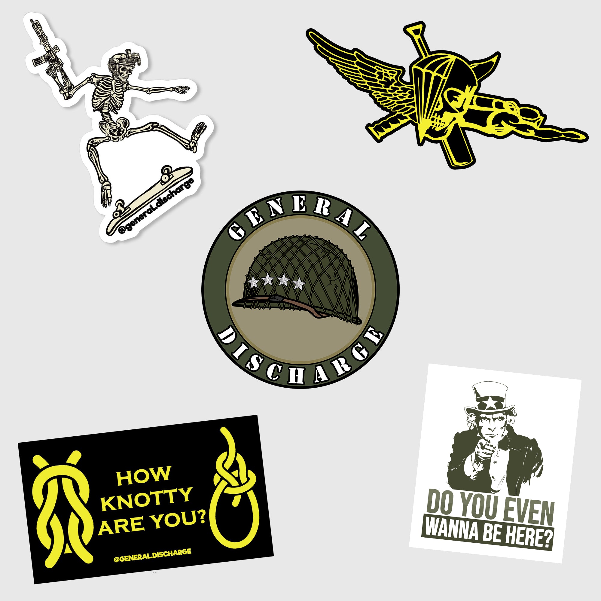 General Discharge Sticker Bundle