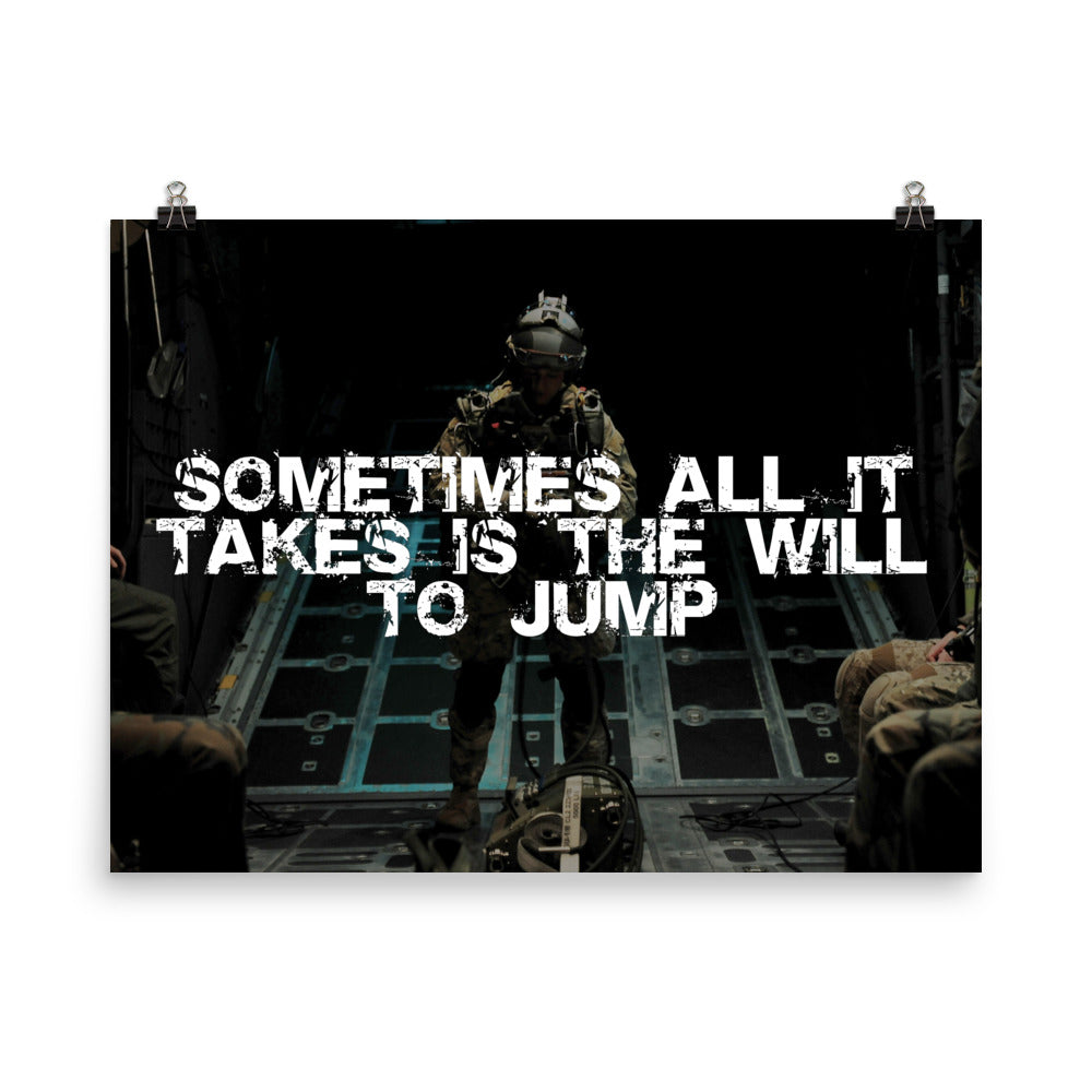 Will To Jump Poster – General Discharge