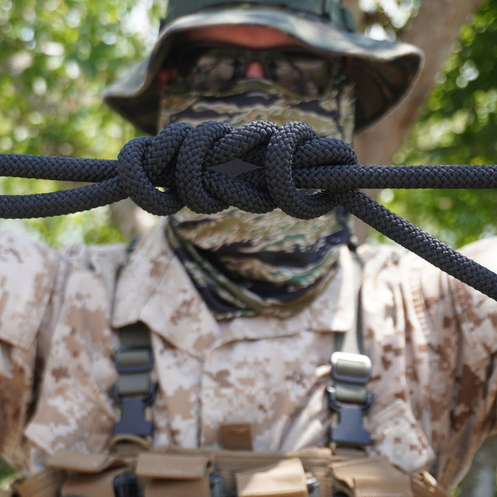 Recon Rope Square Knot Two Safeties